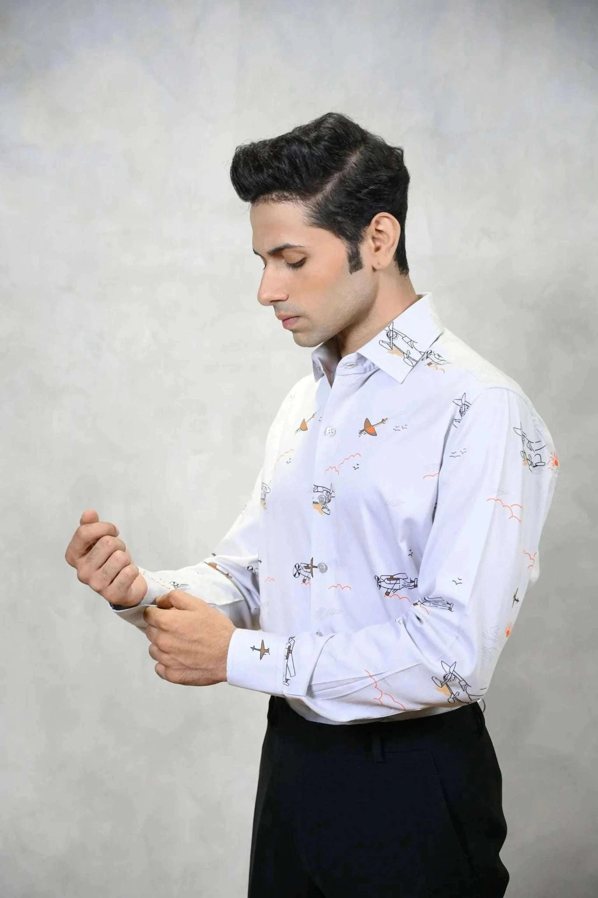 Aeroplane Print Shirt