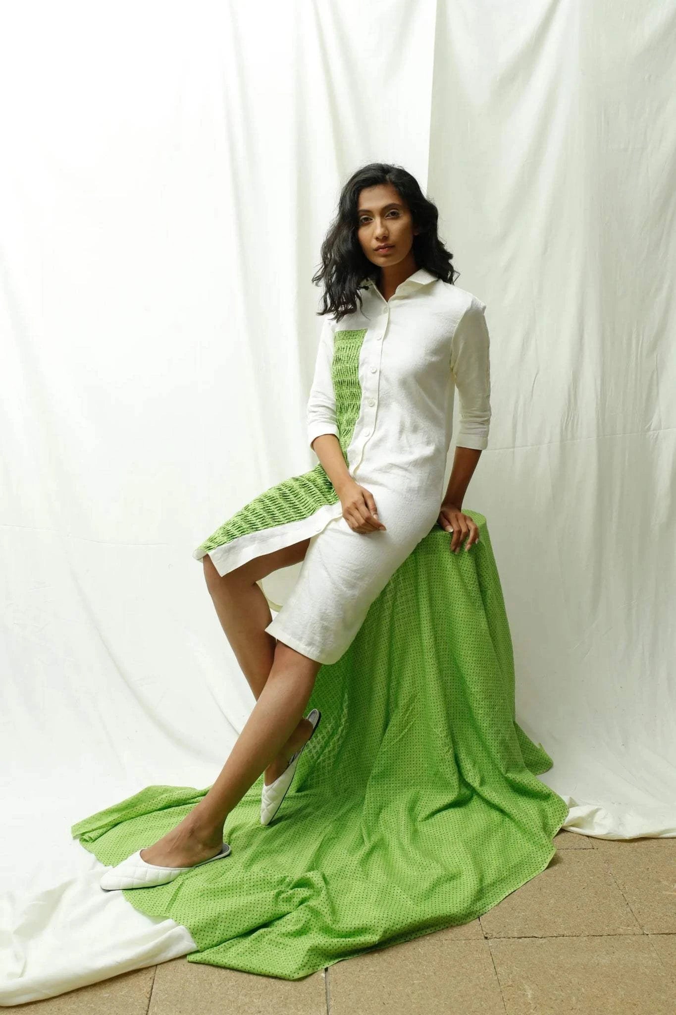 Shirt Dress - Buy Dynasty Shirt Dress | Unfold Collection | Tanya Guppta 