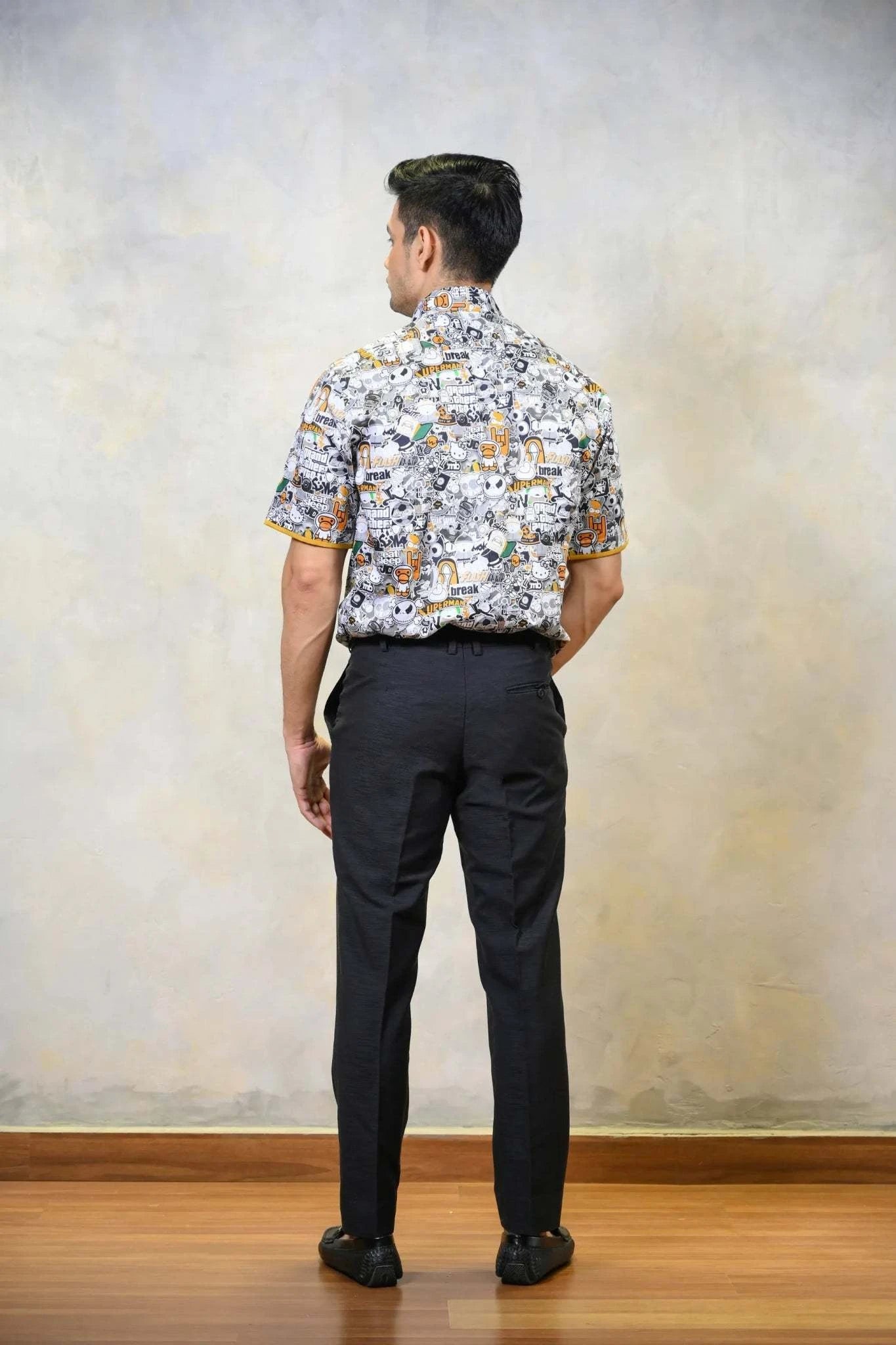 Mens Shirt - Toon Trove Shirt - Cotton Shirt - Menswear - Tanyaguppta 